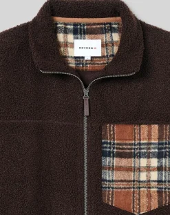Homme Devred Blouson bouclette polaire Tharry chocolat