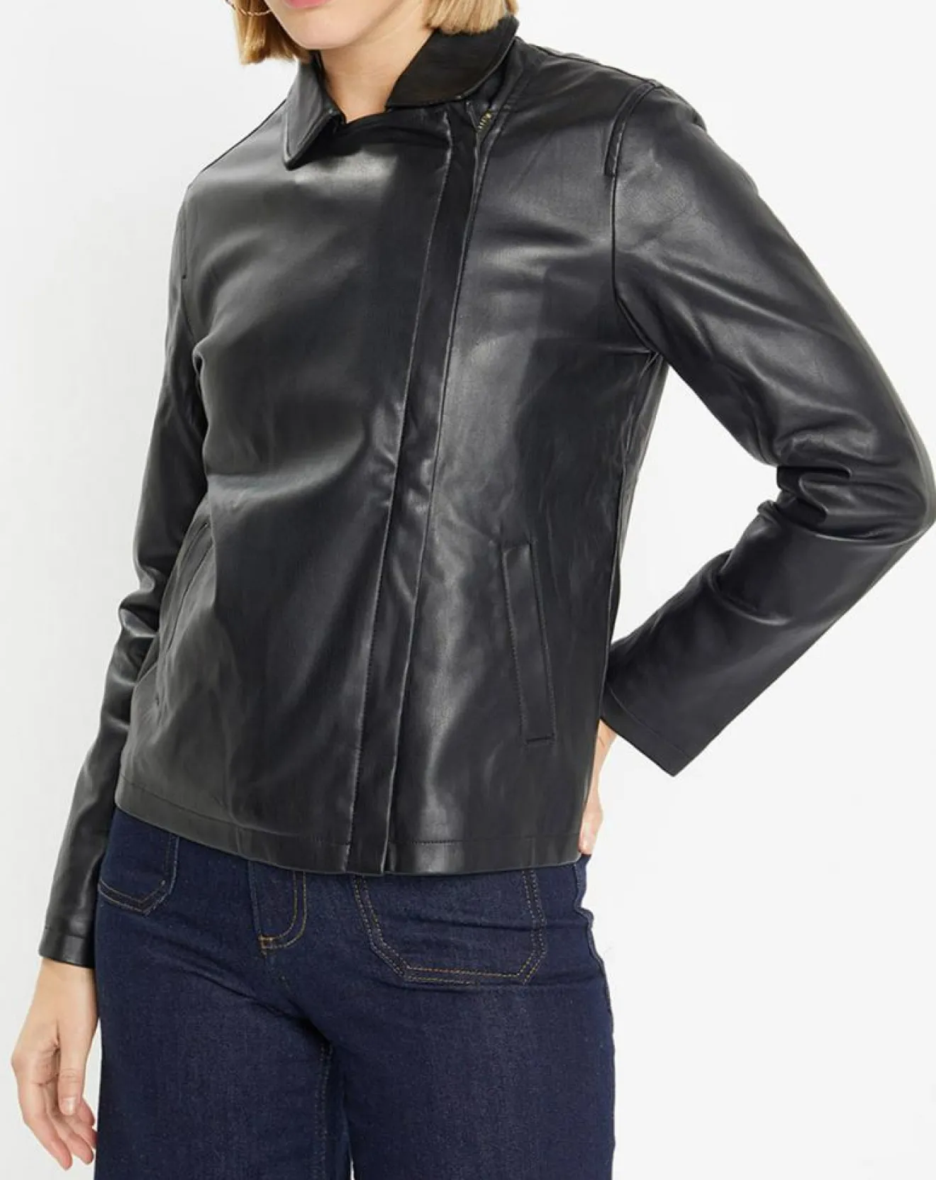 Outlet Galeries Lafayette Blouson Calpaga noir