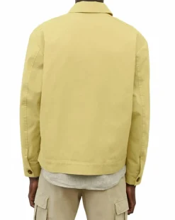 Homme Marc O'Polo Blouson Coton Organic Double Poche jaune clair