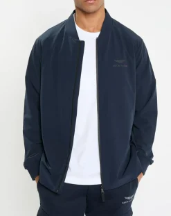 Clearance Hackett London Blouson court Aston Martin Racing bleu marine