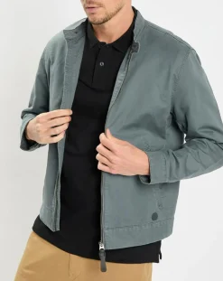 Discount Marc O'Polo Blouson en coton & lin kaki