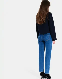 Femme Zapa Blouson en Double face Laine mélangée Volia nocturne