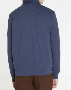 Sale Hackett London Blouson en jersey bleu moyen