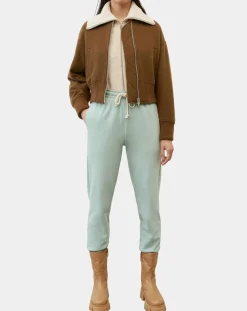 Femme Marc O'Polo Blouson en Laine mélangée Cropped marron