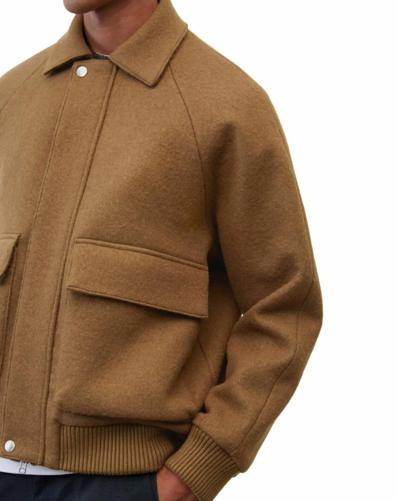 Hot Marc O'Polo Blouson en Laine mélangée Thermor marron