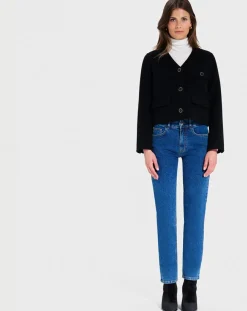 Outlet Zapa Blouson en Laine mélangée Vio noir