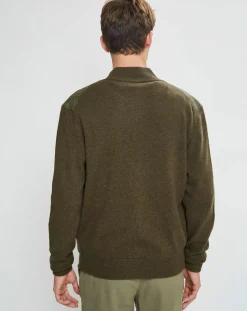 Discount Hackett London Blouson en Tweed à carreaux kaki