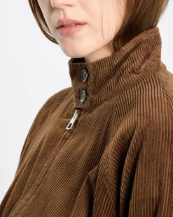 Femme Marc O'Polo Blouson en Velours côtelé marron