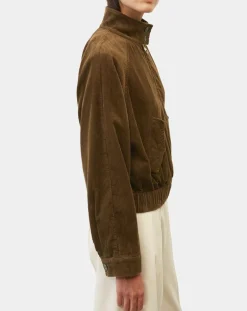 Femme Marc O'Polo Blouson en Velours côtelé marron