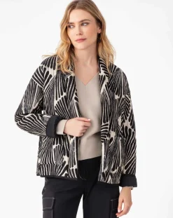 Femme Indies Blouson Lewis plumage