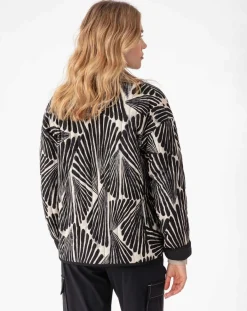 Femme Indies Blouson Lewis plumage