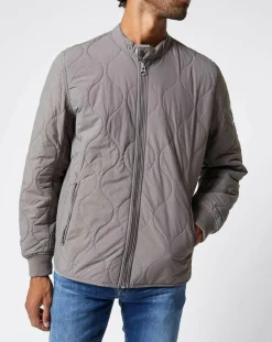Homme Pepe Jeans Blouson Matelassé Drayton taupe