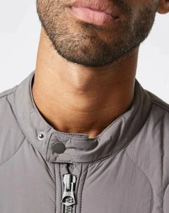 Homme Pepe Jeans Blouson Matelassé Drayton taupe