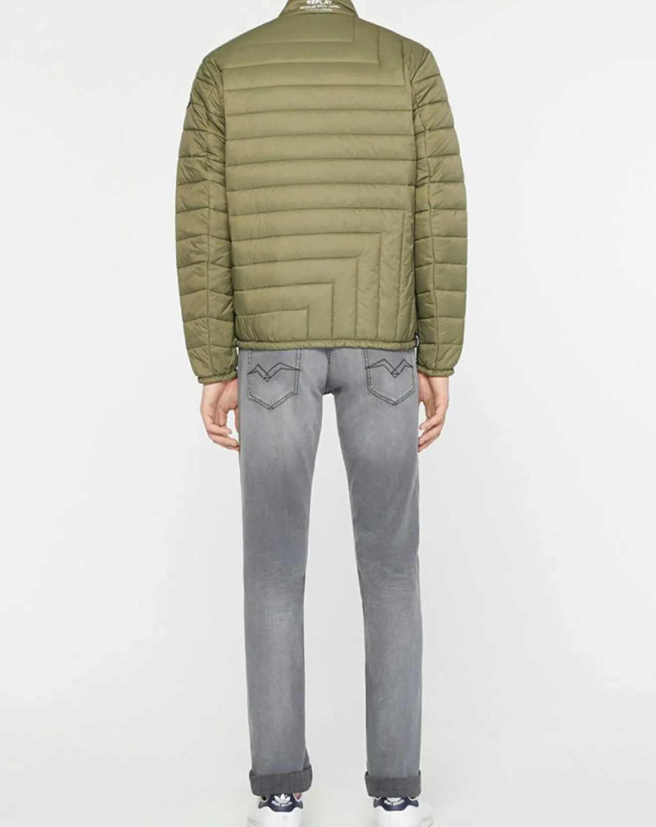 Homme Replay Blouson matelassé kaki