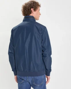 Online Hackett London Blouson Motard Aston Martin Racing bleu