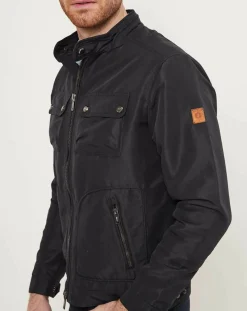 Homme MCS Blouson motard marine