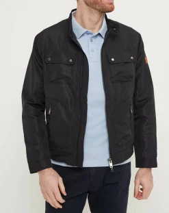 Homme MCS Blouson motard marine