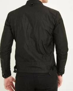 Outlet Replay Blouson Motard Nylon noir