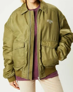 New BDG by Urban Outfitters Blouson Padded Varsity kaki