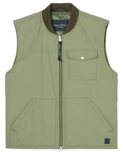 Homme Marc O'Polo Blouson Sans manches Ecodown kaki clair