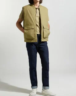 Homme Galeries Lafayette Blouson sans manches Pavest rev kaki clair
