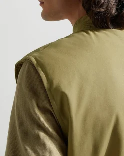 Homme Galeries Lafayette Blouson sans manches Pavest rev kaki clair