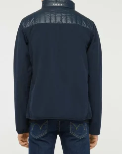 Discount Hackett London Blouson Soft Shell Aston Martin Racing bleu marine
