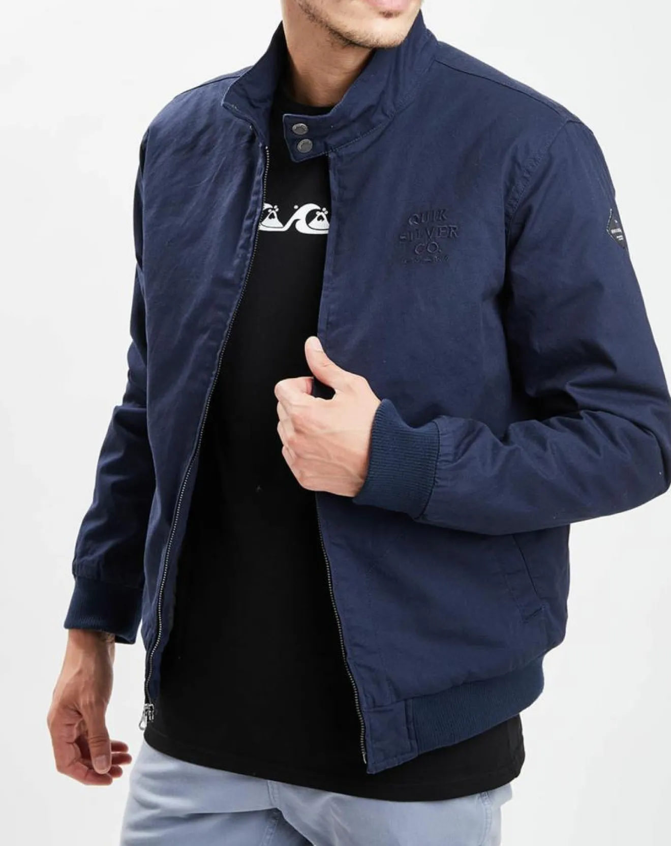 Homme Quiksilver Blouson Stapilton Light bleu marine