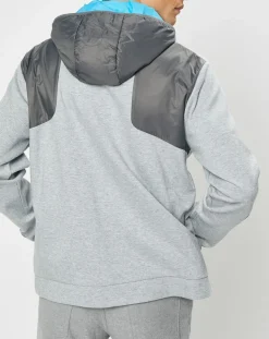 Homme Hackett London Blouson Sweat Hybride Aston Martin Racing gris