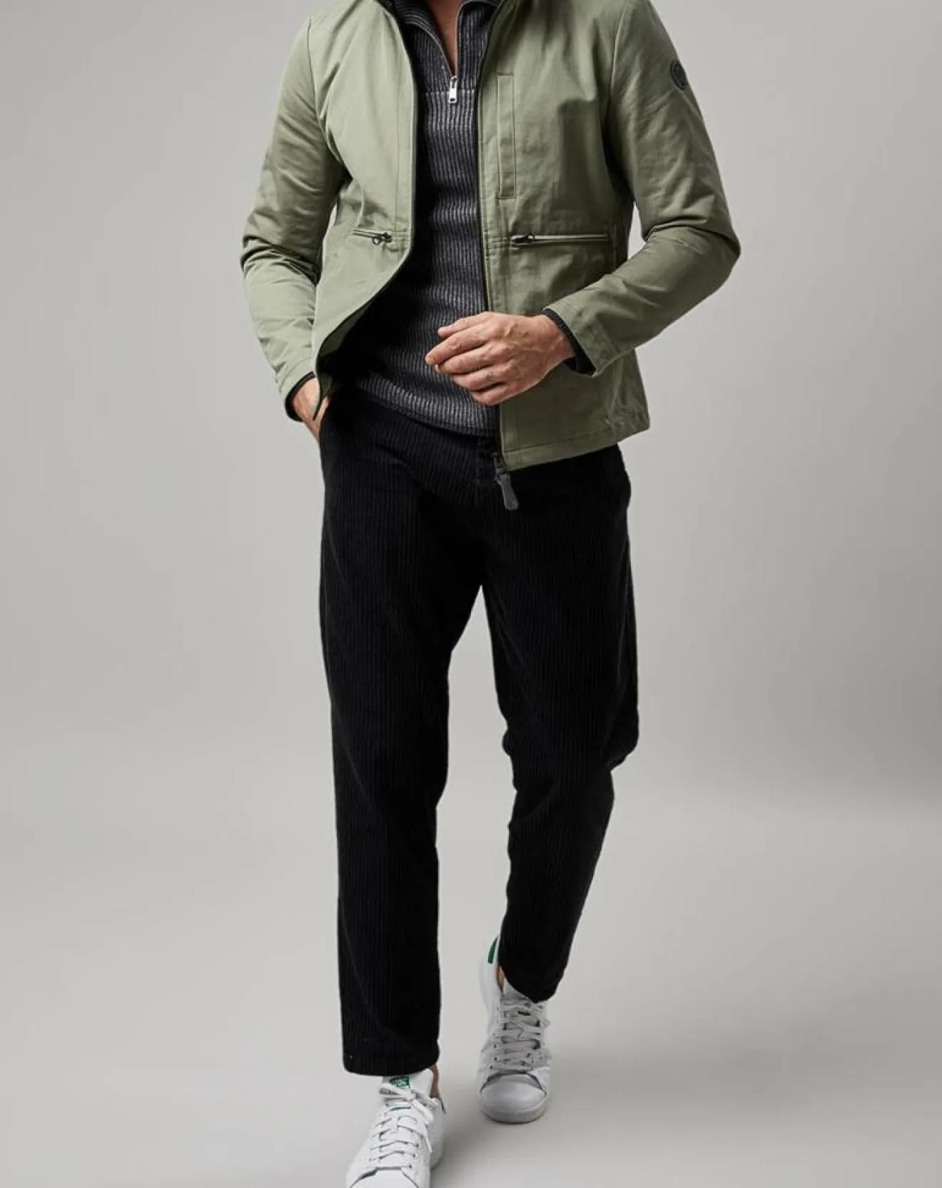 Homme Marc O'Polo Blouson Technique Multipoches kaki