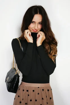 Femme Assuili Body en Soie mélangée Judy noir