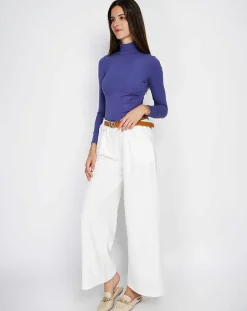 Femme Assuili Body en Soie mélangée Judy bleu jean