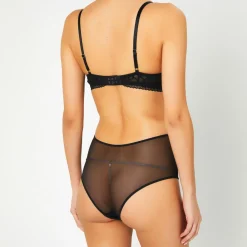Femme Huit Body en Soie mélangée Sonia noir