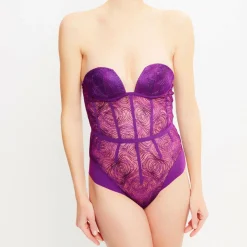 Outlet La Perla Body push-up sans armatures Elements violet