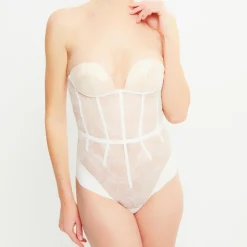 Femme La Perla Body push-up sans armatures Elements blanc cassé