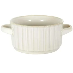 Sale Home Deco Factory Bol à soupe vlora beige - 13.5x7x13.5 cm