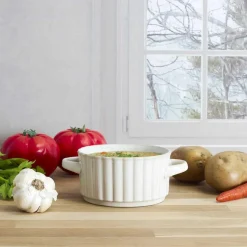 Sale Home Deco Factory Bol à soupe vlora beige - 13.5x7x13.5 cm