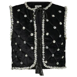 Outlet Manoush Boléro en Velours Night noir