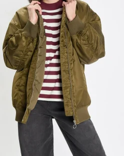 Femme Marc O'Polo Bomber Padded kaki