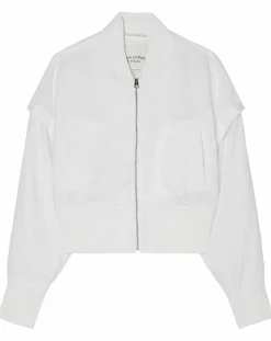 Femme Marc O'Polo Bombers 100% Lin Kl blanc