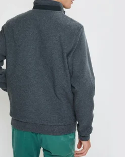 Hackett London Bombers en jersey Point gris