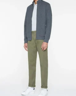 Hackett London Bombers en jersey Point gris
