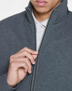 Hackett London Bombers en jersey Point gris