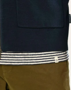 Clearance Harris Wilson Bombers en maille Gaelos marine