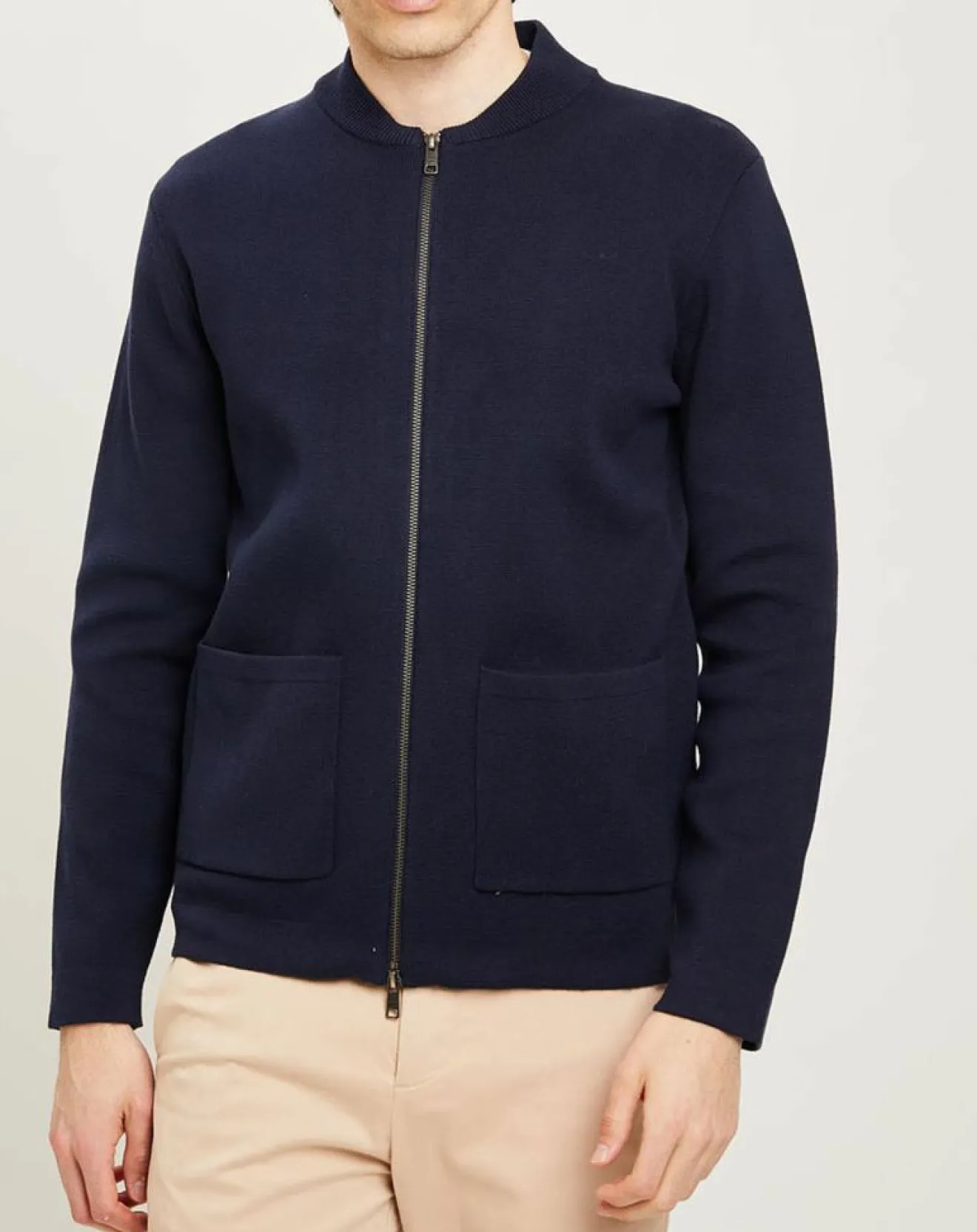 Clearance Harris Wilson Bombers en maille Gaelos marine
