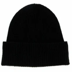 Outlet Cashmere Tribu Bonnet 100% Cachemire Bonny noir