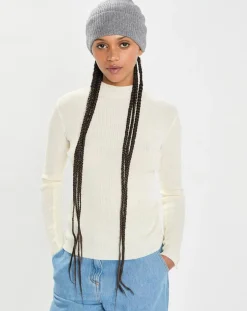 Hot Cashmere Tribu Bonnet 100% Cachemire maille perle Bonny gris