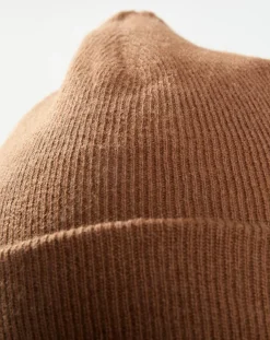 Homme Marc O'Polo Bonnet en Laine & Coton marron