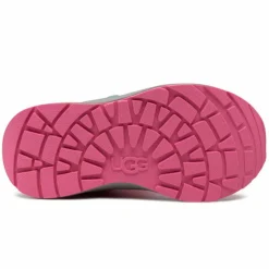 Enfant Ugg Boots doublées Polaire en Cuir imperméable Toty Weather roses