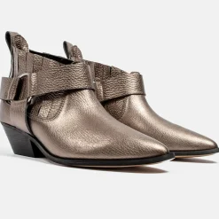 Outlet L37 Boots en Cuir Ain't The Same platine